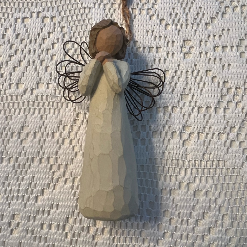 Demdaco Willow Tree Angel of Wishes Ornament